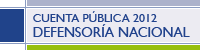 Cuenta Pública 2012