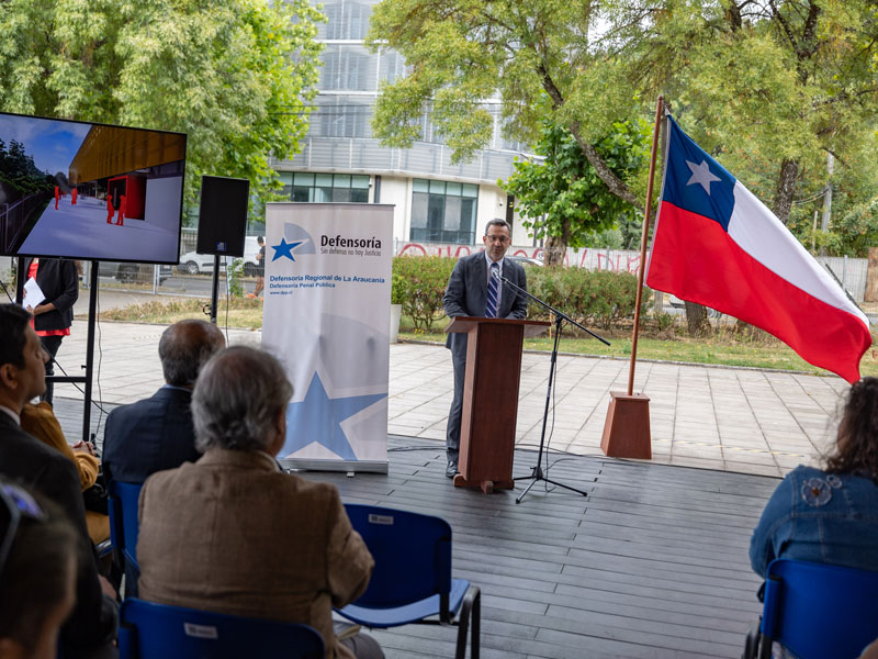 Defensor&iacute;a Penal P&uacute;blica tendr&aacute; nuevo edificio institucional en La Araucan&iacute;a
