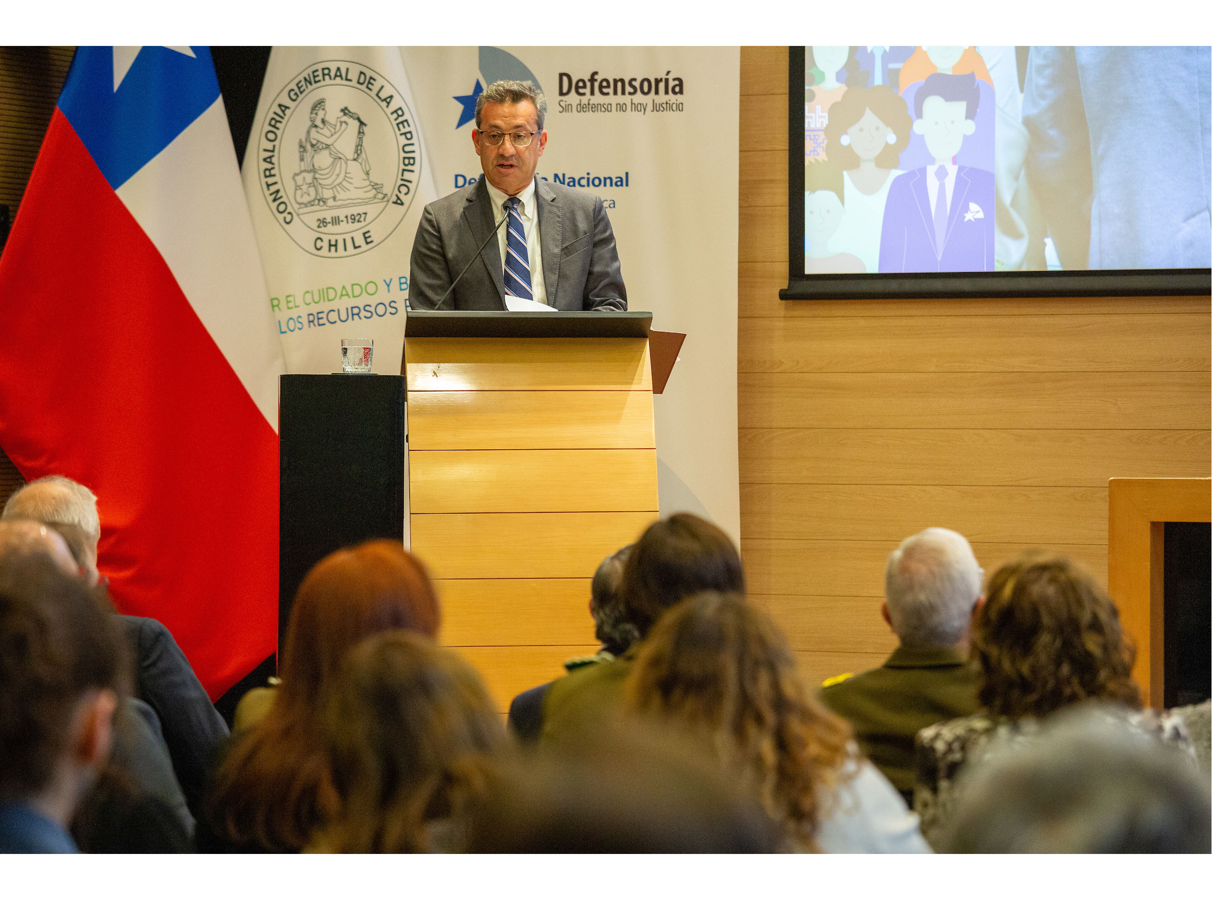 Defensor Nacional Carlos Mora Jano, rindi&oacute; cuenta p&uacute;blica de la gesti&oacute;n institucional 2022