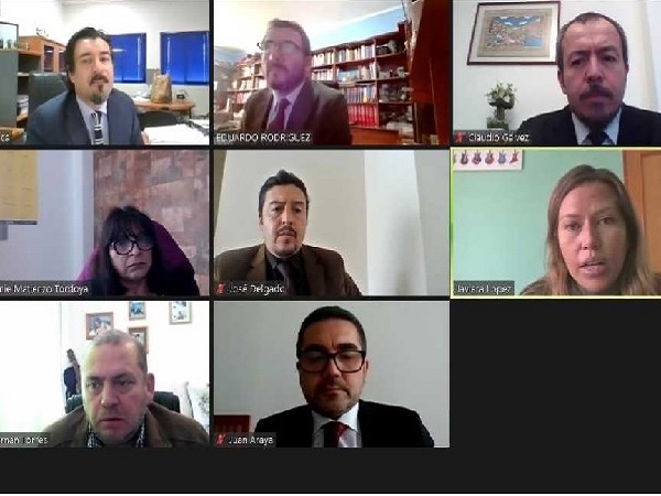 En la videoconferencia expuso el Defensor Regional de Arica y Parinacota, Claudio G&aacute;lvez.