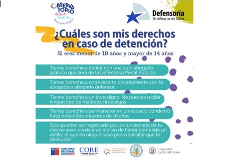 El Observatorio de Infancias y Juventudes, junto a la Defensor&iacute;a Regional, desarrollaron llamativa folleter&iacute;a.