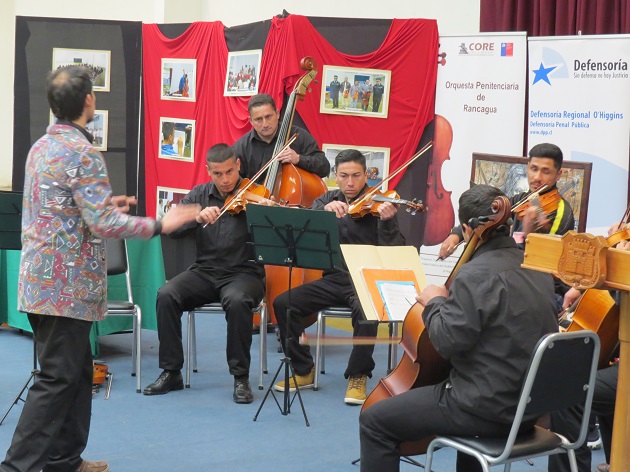 Dos a&ntilde;os cumpli&oacute; la orquesta penitenciaria de Rancagua, que exhibe excelentes resultados como programa de reinserci&oacute;n.