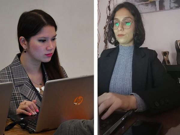 Las defensoras p&uacute;blicas Nicole Acu&ntilde;a y Andrea Norambuena.