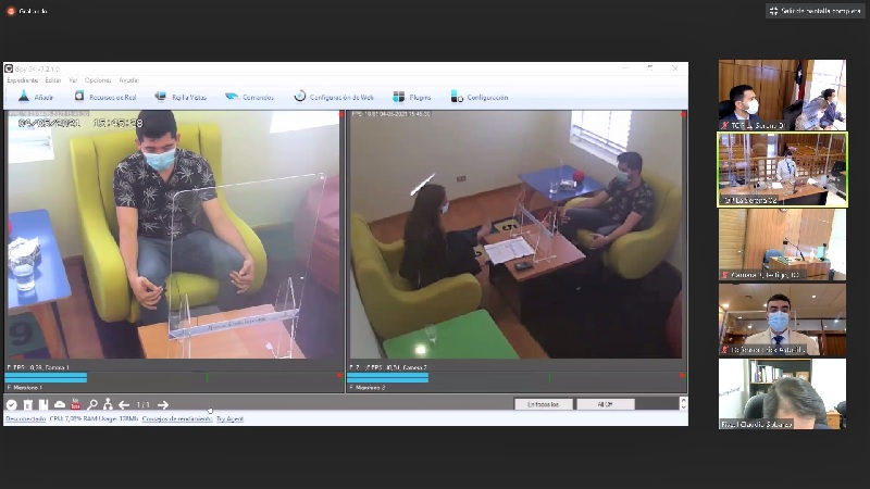 La simulaci&oacute;n consisti&oacute; en una entrevista a un ni&ntilde;o de 11 a&ntilde;os, presunta v&iacute;ctima de abuso sexual.