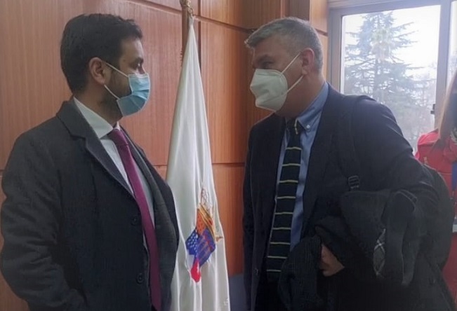 En reuni&oacute;n del gabinete regional de Justicia, el Defensor Regional Marco Montero convers&oacute; con el subsecretario Jaime Gajardo.