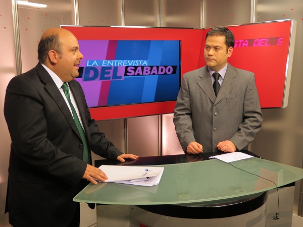 El Defensor Regional del Maule, Jos&eacute; Luis Craig, durante la entrevista realizada en TVN Red Maule.