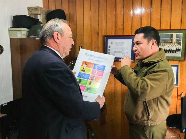 Erwin Neumann se reuni&oacute; con el mando de Carabineros en la provincia de Llanquihue.
