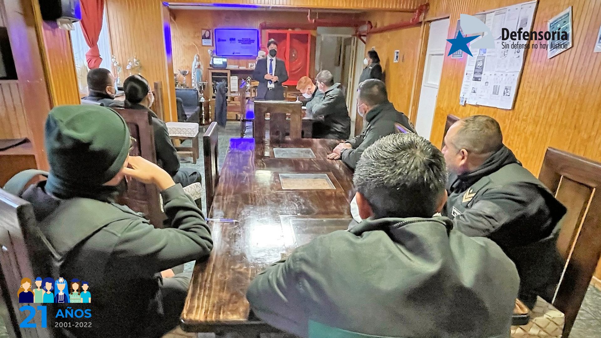 Funcionarios y funcionarias de guardia resolvieron dudas y consultas sobre la Defensor&iacute;a Penal P&uacute;blica y su rol.