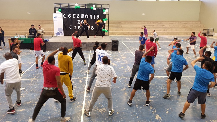 Durante la ceremonia de premiaci&oacute;n, los internos participantes mostraron las destrezas adquiridas gracias al proyecto.