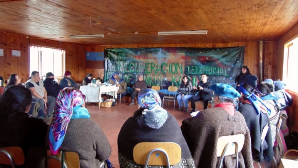 El n&uuml;tramkan se realiz&oacute; en la sede social del sector Loma de la Piedra.