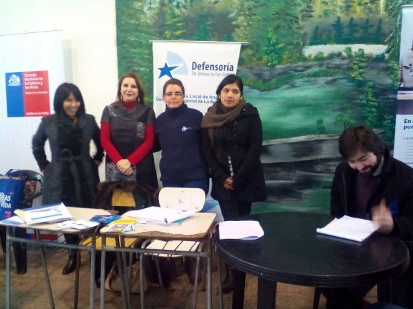 Todo el equipo de la DPP Angol, junto a la Sermi de Justicia Claudia Lecerf