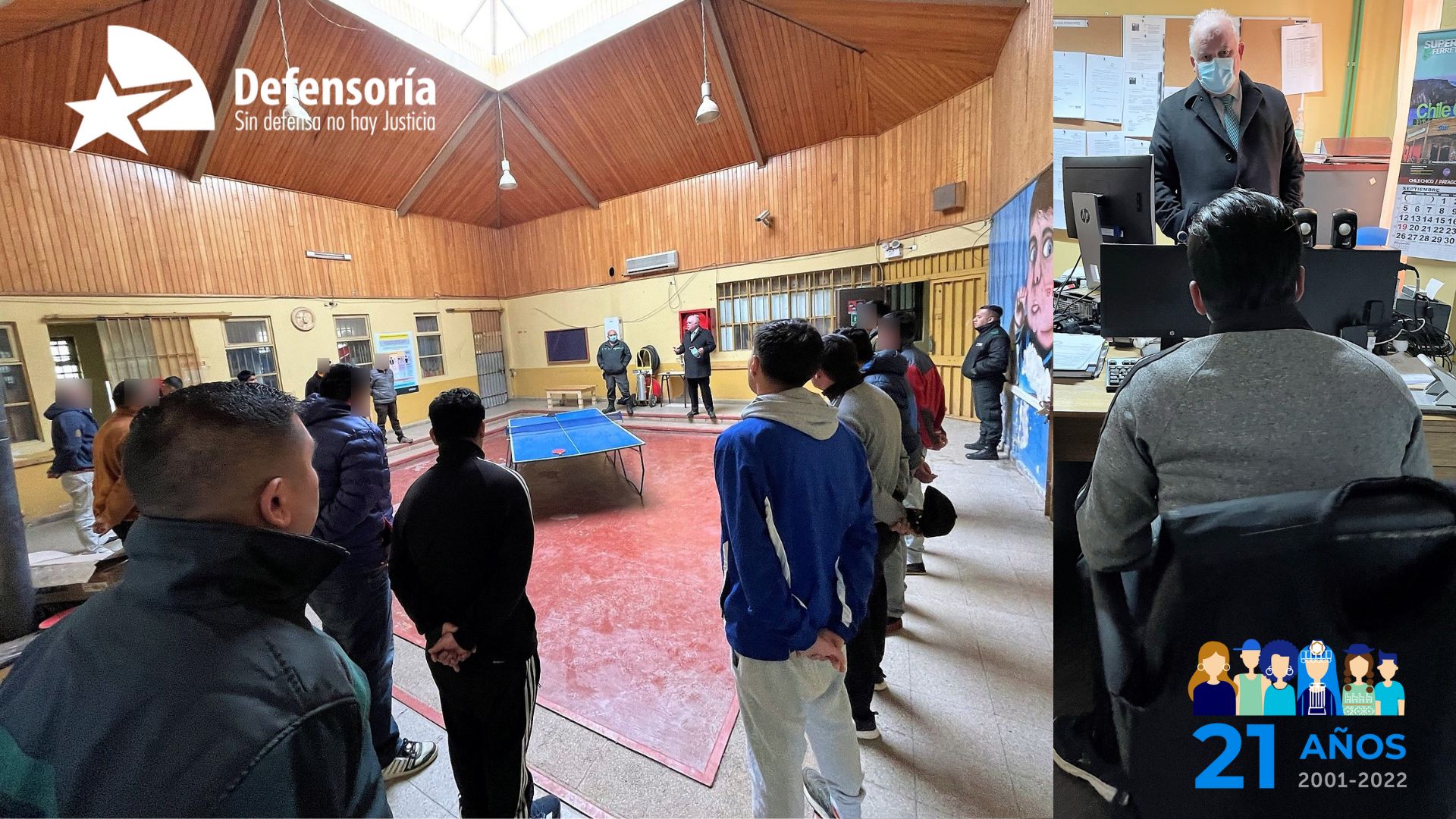 Los encuentros con la poblaci&oacute;n penitenciaria permitieron al Defensor Regional conocer el estado de los internos y sus requerimientos de defensa.