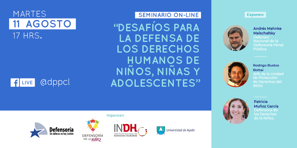 Representantes de intituciones claves en el ejercicio de los derechos humanos en Chile analizar&aacute;n la realidad de los ni&ntilde;os, ni&ntilde;as y adolescentes.