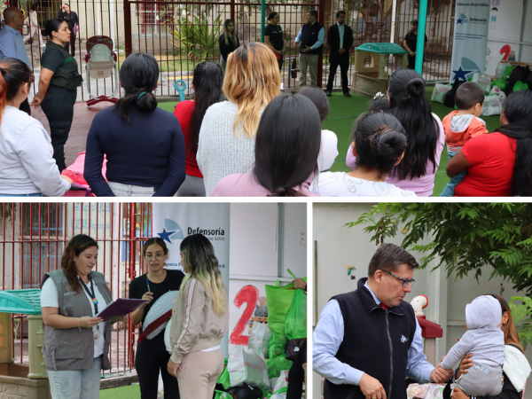 Se entregaron kits de art&iacute;culos de aseo a 37 mujeres lactantes y gestantes del penal de Iquique.