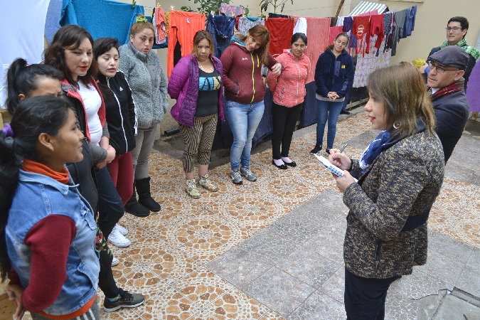 Cerca de una hora dur&oacute; el di&aacute;logo con la internas del penal de Illapel.