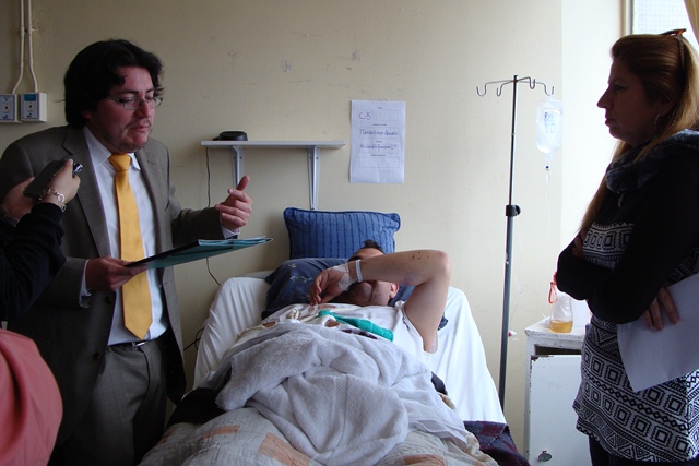 Pese a las alegaciones del defensor p&uacute;blico Agustin Campillay, el imputado qued&oacute; con prisi&oacute;n preventiva en el priopio hospital. 