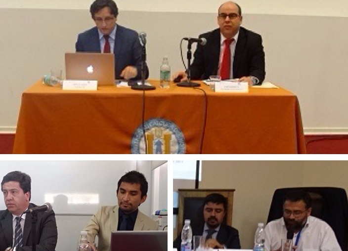 Los distintos representantes de la Defensor&iacute;a en sus respectivas presentaciones.