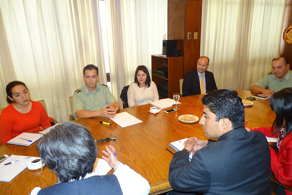 La Defensora Regional de Antofagasta en una nueva sesi&oacute;n de la Comisi&oacute;n Interinstitucional de Justicia Penal. 