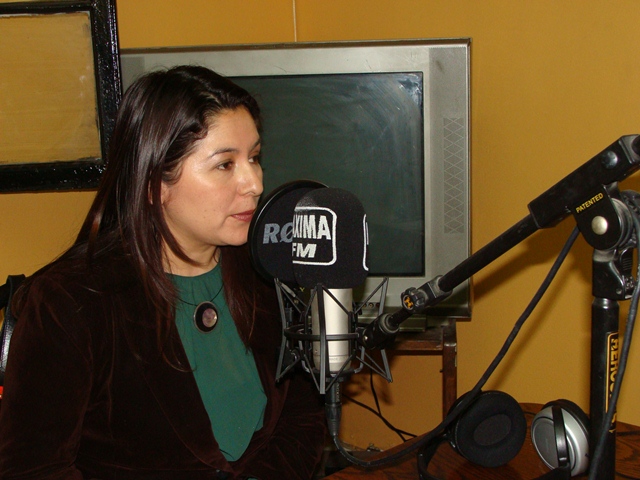 La Defensora Regional en entrevista en Radio M&aacute;xima FM