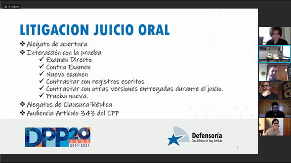 La actividad fue dirigida por el defensor local jefe de Puerto Varas, Claudio Herrera.