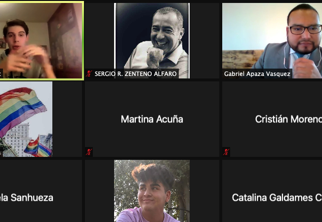 La charla virtual del defensor penal juvenil Gabriel Apaza.