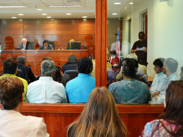 El juicio oral por el caso de la internaci&oacute;n de 835 kilos de coca&iacute;na gener&oacute; mucha expectaci&oacute;n p&uacute;blica en Arica.