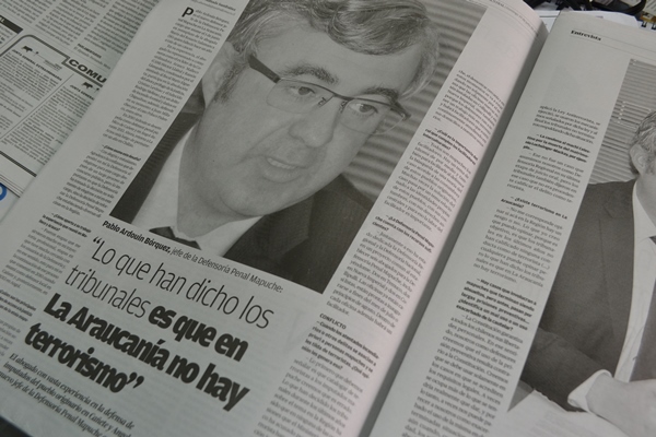 El Defensor Jefe de la DPM, Pablo Ardouin, fue entrevistado para "Reportajes del domingo" en el diario El Austral de Temuco.