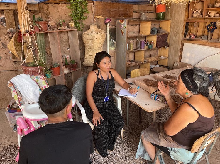 La unidad de defensa ind&iacute;gena de Calama realiz&oacute; su visita quincenal a las y los usuarios de San Pedro de Atacama.