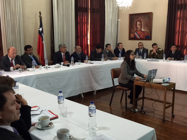 Participaron representantes de distinta instituciones de Per&uacute; y Chile, entre ellos el Seremi de Justicia y el Defensor Regional, Claudio G&aacute;lvez