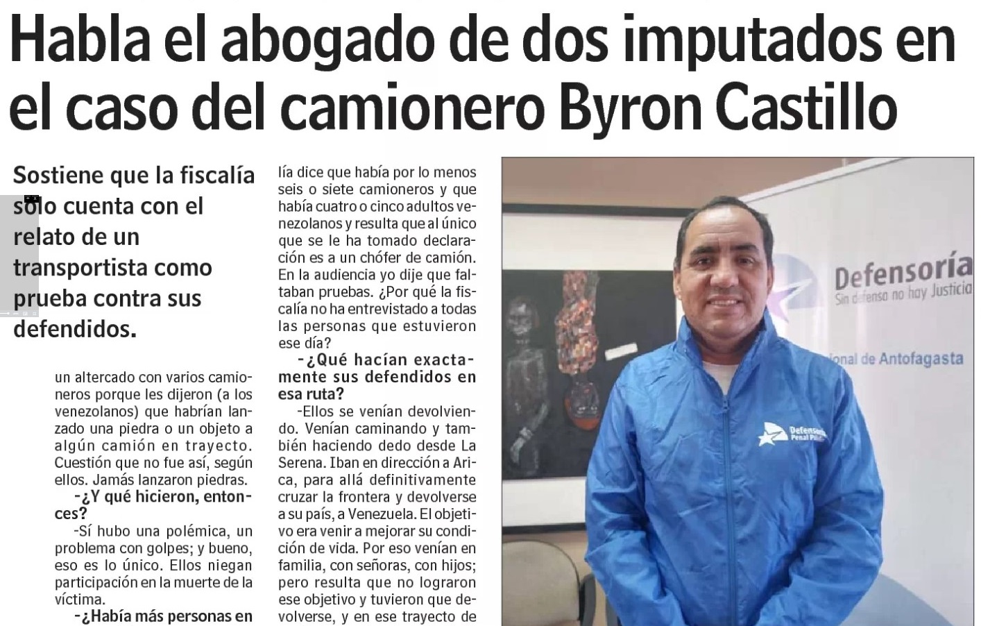 El defensor de migrantes y extranjeros fue entrevistado por diversos medios de comunicaci&oacute;n