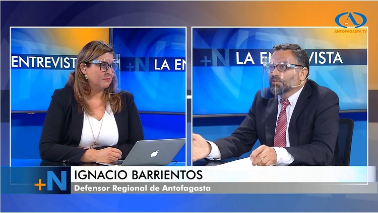 En "La Entrevista" de Antofagasta TV, el Defensor Regional explic&oacute; el rol de la Defensor&iacute;&shy;a frente a diversos temas de contingencia.