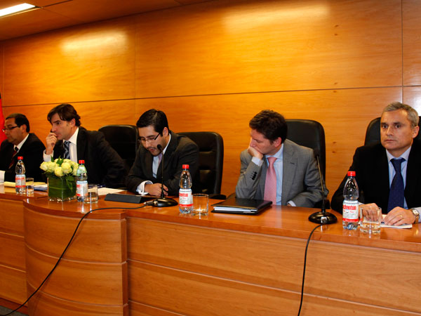 Georgy Schubert (derecha) durante su participaci&oacute;n en el seminario internacional organizado por la Red Latinoamericana de Jueces.