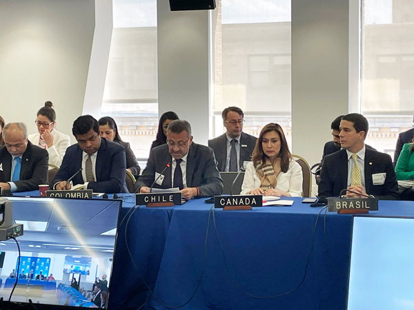 (Foto de archivo) El a&ntilde;o pasado, el Defensor Nacional tambi&eacute;n expuso ante esta comisi&oacute;n de la OEA, pero en Washington (Estados Unidos).