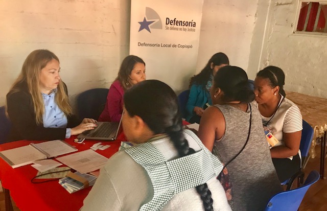 El equipo de profesionales de la DPP atendi&oacute; a mujeres extanjeras privadas de libertad en el centro penitenciario de Copiap&oacute;.