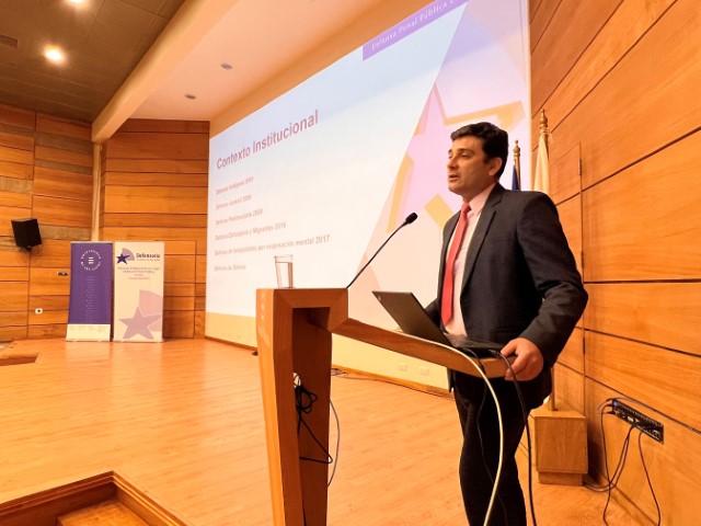 La presentaci&oacute;n se realiz&oacute; en el aula magna de la Universidad de Los Lagos.