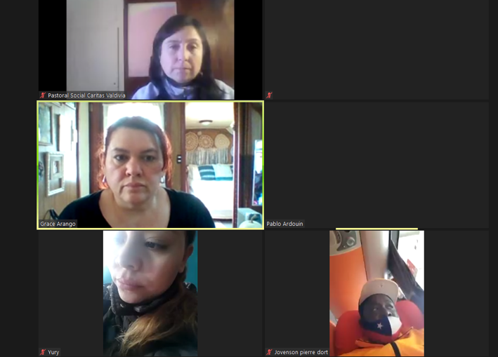 La actividad se coordin&oacute; con Grace Arango, presidenta de la ONG Migrantes Los R&iacute;os.