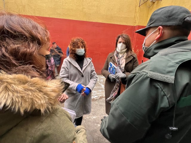 La Defensora Regional, Soledad Llorente, junto a la seremi de la Mujer y Equidad de G&eacute;nero, Macarena Gr&eacute;.