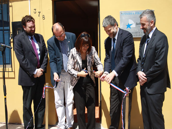 El Defensor Nacional, Andr&eacute;s Mahnke, y el Defensor Regional, Ra&uacute;l Palma, reinauguraron la Defensor&iacute;a Local de Cha&ntilde;aral junto a autoridades locales.