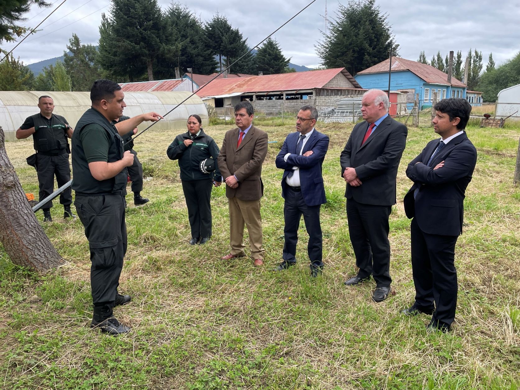 En su recorrido por las instalaciones del CET Valle Verde, el Defensor Nacional se interioriz&oacute; sobre el trabajo que se desarrolla con los condenados.