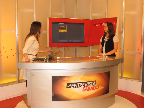 La Defensora Regional de La Araucan&iacute;a, B&aacute;rbara Katz, durante la entrevista que concedi&oacute; al programa "La entrevista del s&aacute;bado".