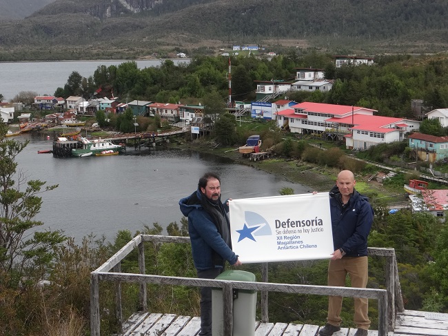 Despu&eacute;s de 14 a&ntilde;os de presencia institucional en Magallanes, la Defensor&iacute;a pudo llegar hasta Puerto Ed&eacute;n. 