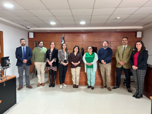 La reuni&oacute;n se realiz&oacute; en el Juzgado de Garant&iacute;a de Puerto Montt.