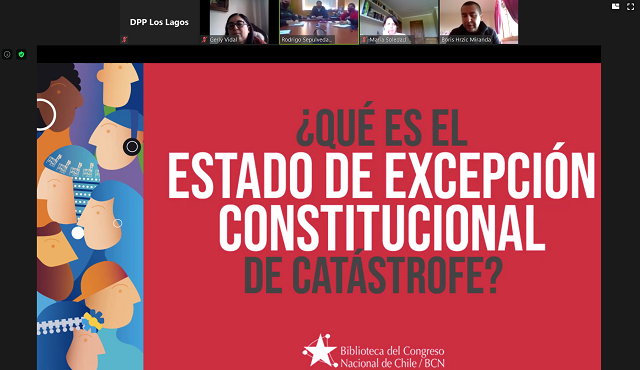 La charla sobre derechos se realiz&oacute; v&iacute;a Zoom.