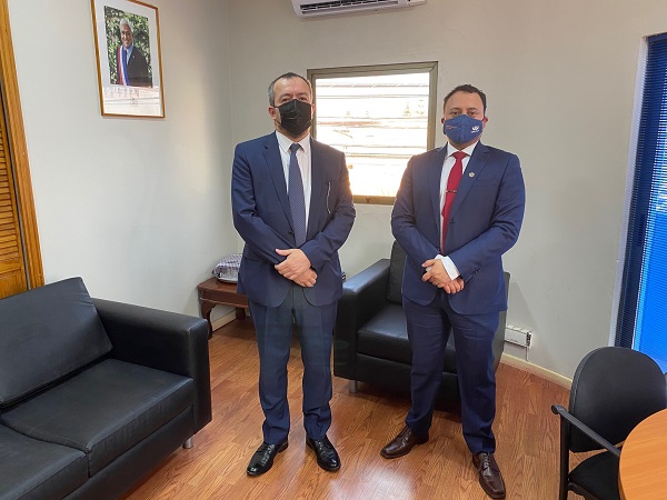 Los jefes de servicio reunidos.