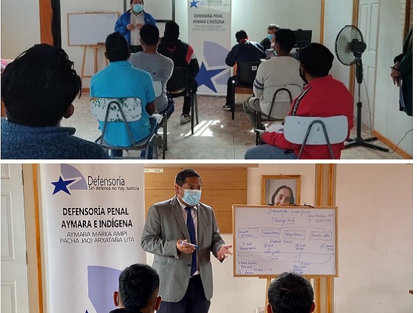 Las dos charlas convocaron presencialmente a internos ind&iacute;genas que cumplen prisi&oacute;n preventiva.