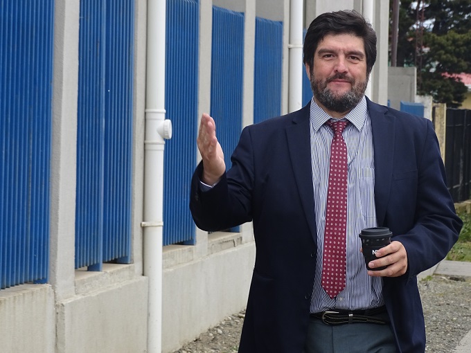 El defensor local  jefe de Punta Arenas, Ram&oacute;n B&oacute;rquez. 