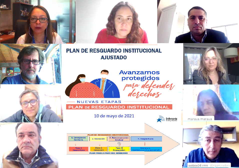 La Defensora Regional, Daniela B&aacute;ez, explic&oacute; a directivos y defensores locales jefes la actualizaci&oacute;n del plan de resguardo.