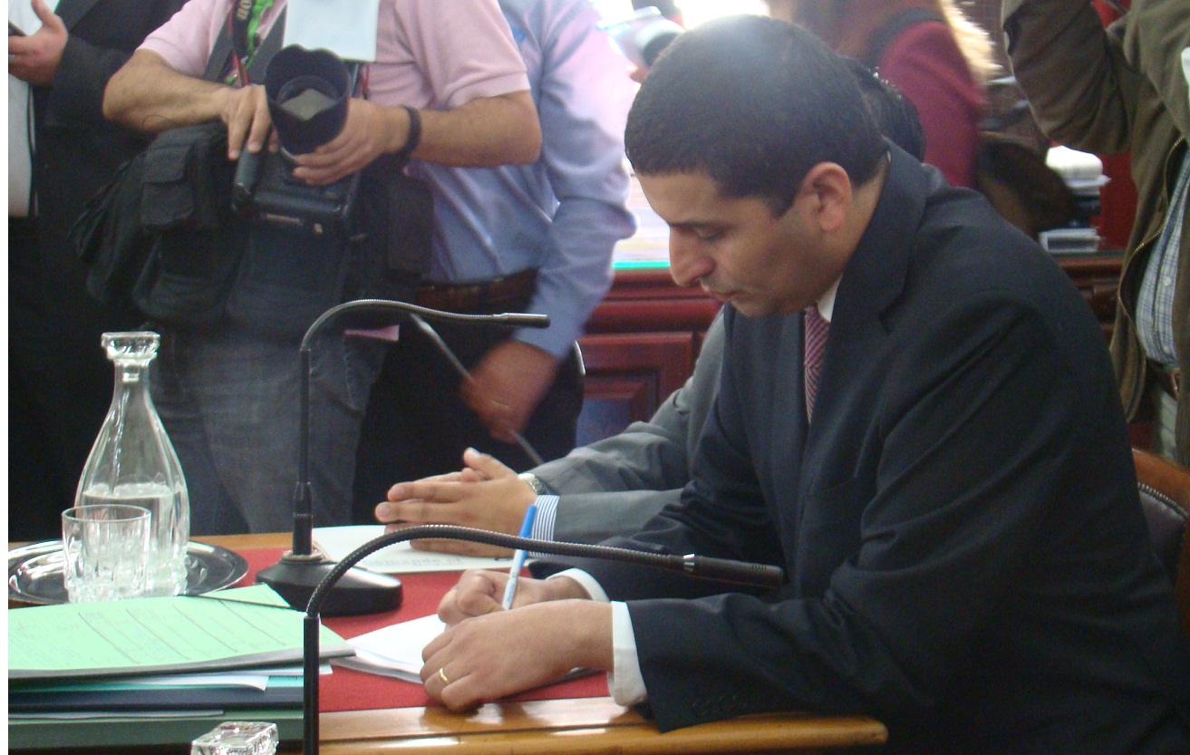 El abogado Octavio Suf&aacute;n, de la Unidad de Corte de la DRMN, aleg&oacute; ante la Quinta Sala de la Corte de Apelaciones.