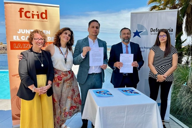 La Defensor&iacute;a Regional de Antofagasta y la Fundaci&oacute;n Chilena de la Discapacidad firmaron convenio en favor de personas sometidas al proceso penal