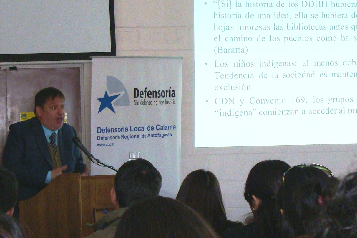 El abogado de la Unidad de Defensa Penal Juvenil de la Defensor&iacute;a Nacional, Alejandro Gomez Raby particip&oacute; junto a otros expositores en el 2&deg; seminari